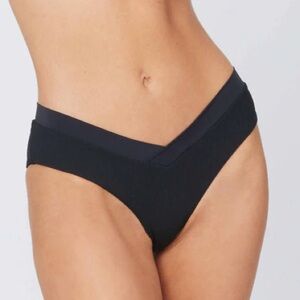 L*space black Pratt bikini bottoms XS